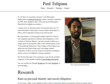 Tablet Screenshot of paultulipana.net